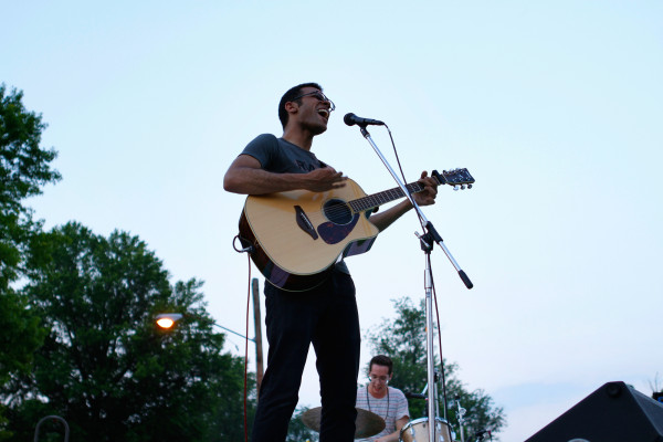 Art Sorority For Girls plays at Fort Reno in Washington D.C. on June 21, 2012.