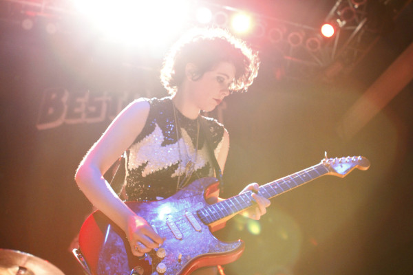 Those Darlins performs 9:30 Club in Washington, DC on July 15, 2012.