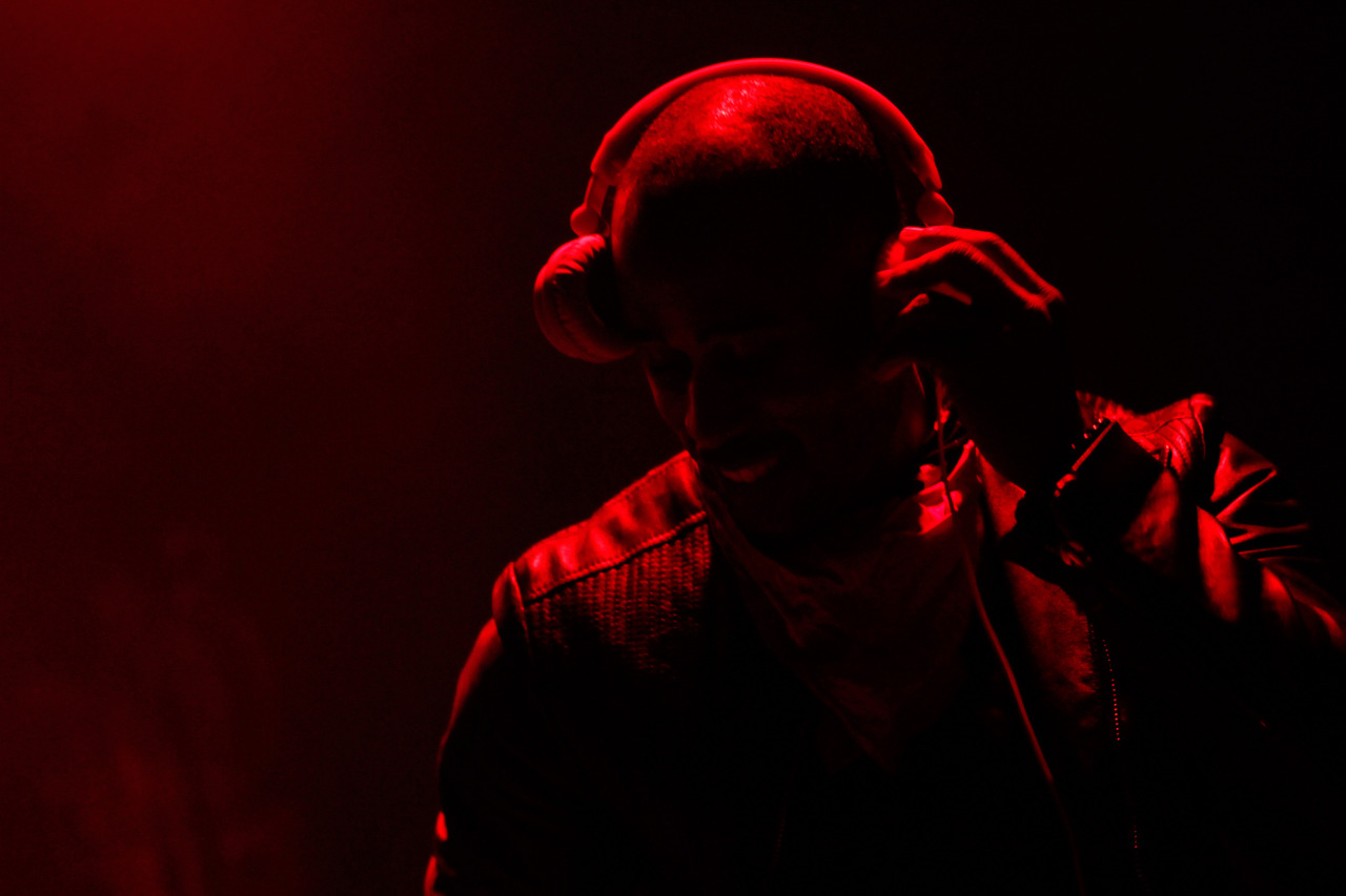 Ali Shaheed Muhammad performs at NPR Music's showcase at (le) Poisson Rouge during the CMJ Music Marathon in New York, NY on Oct. 17, 2012.