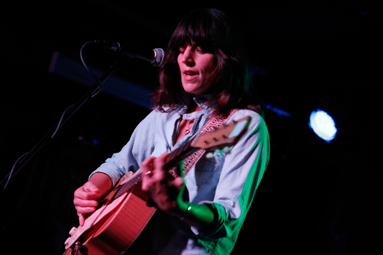 Eleanor Friedberger performs at Merge Records' showcase at Mercury Lounge during the CMJ Music Marathon in New York, NY on Oct. 18, 2012. 