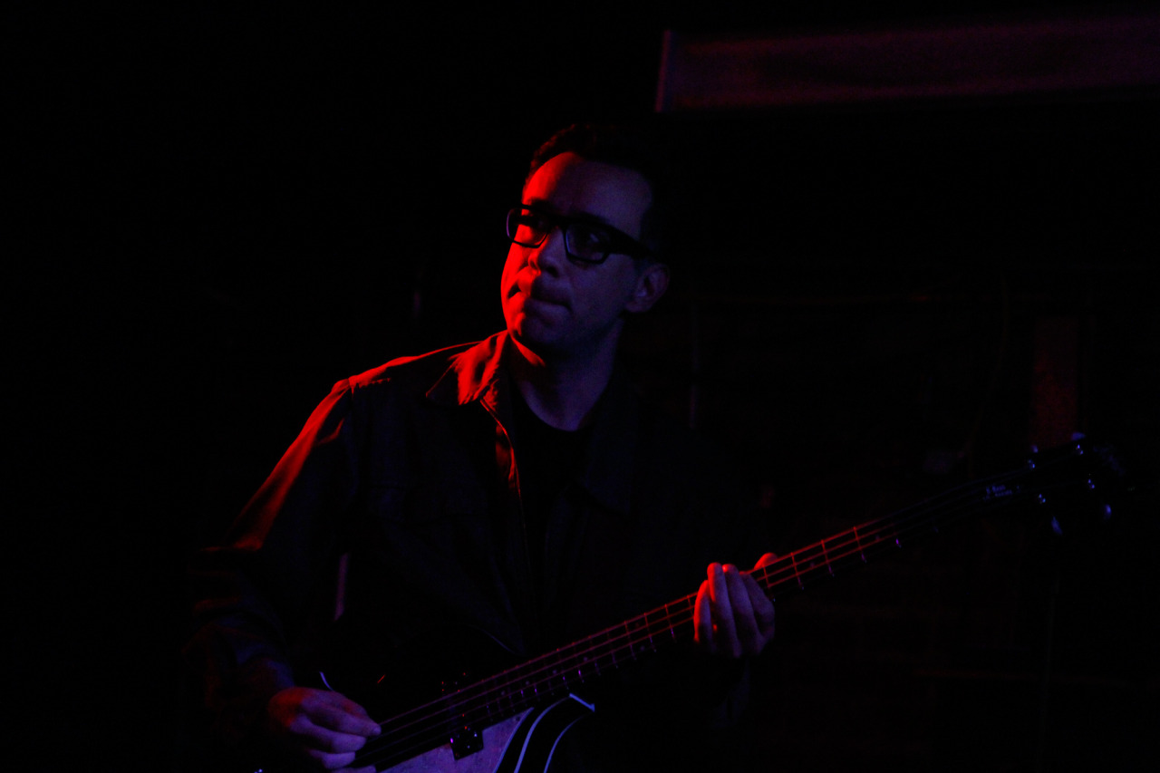 Fred Armisen performs with Telekinesis at Merge Records' showcase at Mercury Lounge during the CMJ Music Marathon in New York, NY on Oct. 18, 2012. 