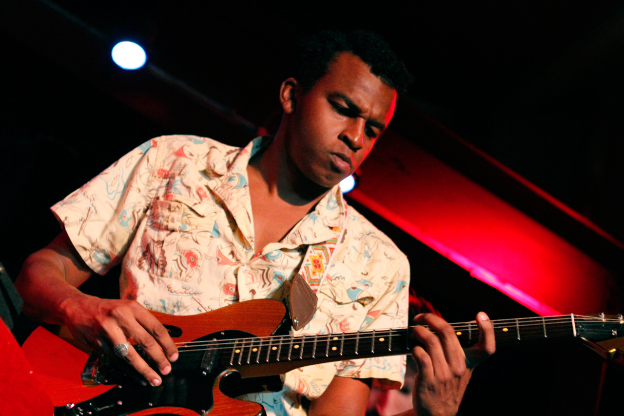 Sinkane performs at Brooklyn Vegan's day party at Public Assembly during the CMJ Music Marathon in New York, NY on Oct. 20, 2012. 