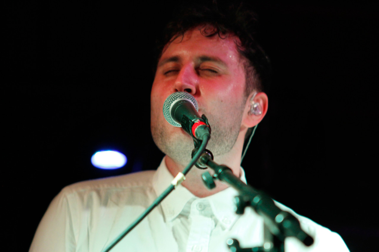 Small Black performs at the Jagjaguwar, Secretly Canadian, Dead Oceans showcase at Red 7 patio during South By Southwest in Austin, Texas on March 14, 2013. 