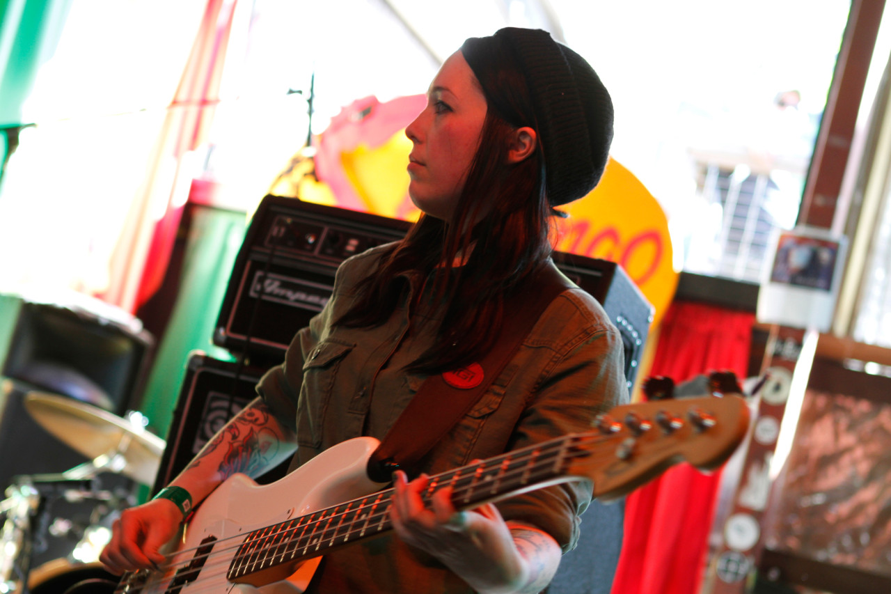 Girls Names performs at Flamingo Cafe during South By Southwest in Austin, Texas on March 15, 2013. 