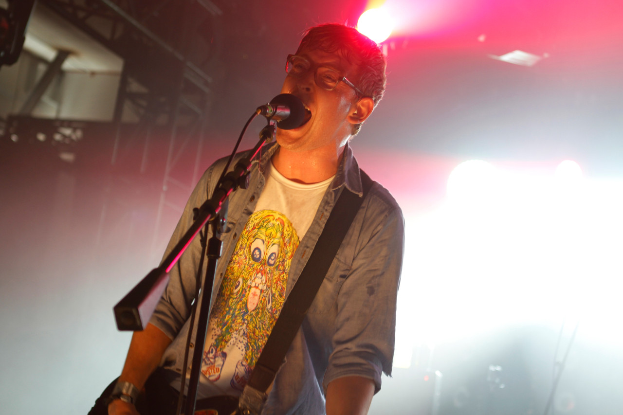 METZ performs at the Hype Hotel during South By Southwest in Austin, Texas on March 15, 2013. 