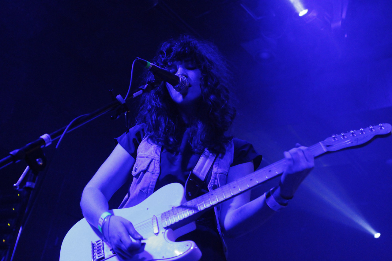 Widowspeak performs at the Captured Tracks showcase at The Parish during South By Southwest in Austin, Texas on March 17, 2012. 