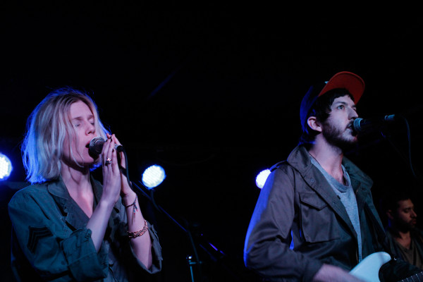 Ex Cops plays at Mercury Lounge in New York, NY on February 15, 2013.