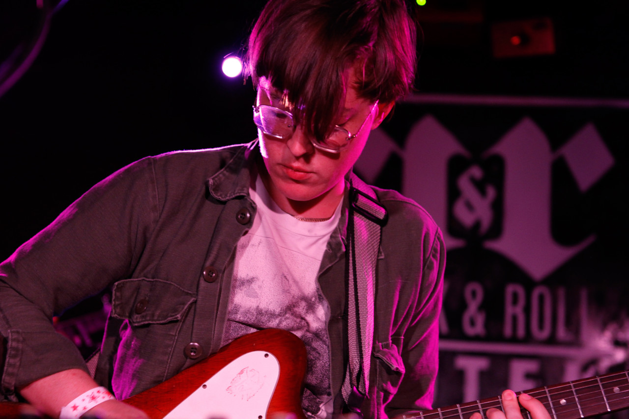 Lower Dens performs at Rock And Roll Hotel in Washington, DC on May 4, 2012. 