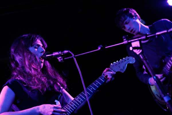 Exitmusic plays at Knitting Factory in Brooklyn, NY on December 6, 2012.