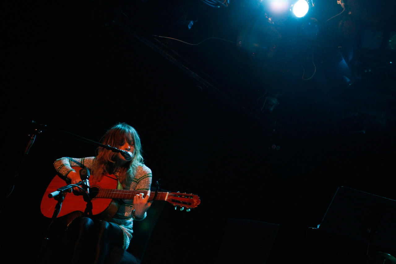 Jessica Pratt plays at (le) Poisson Rouge in New York, NY on July 12, 2013.