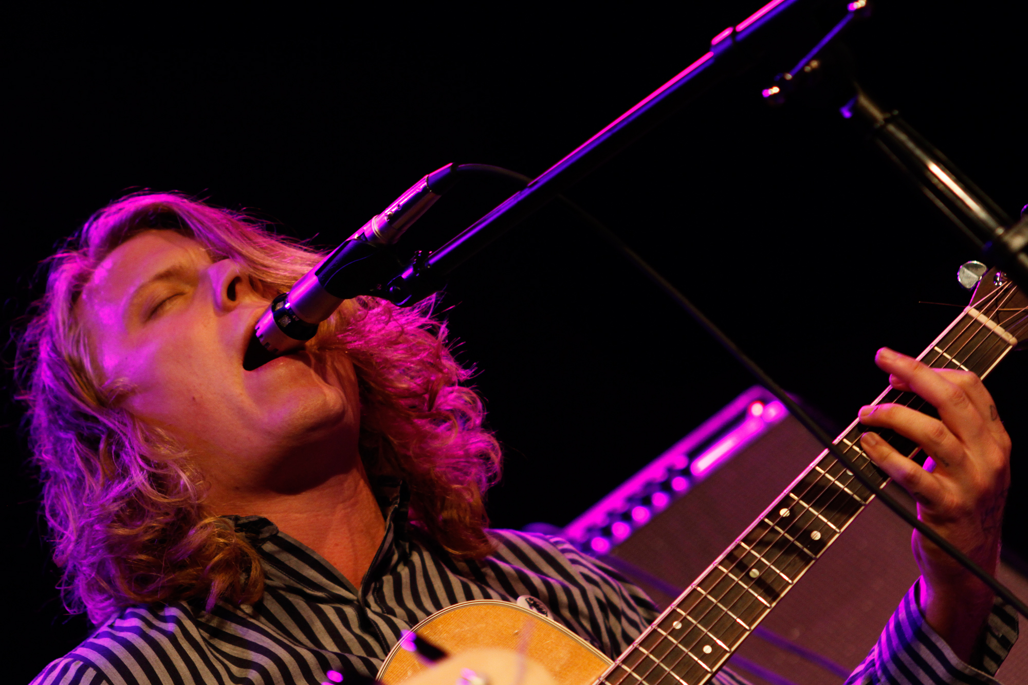 Ty Segall plays at Bowery Ballroom in New York, NY on Aug. 30, 2013.