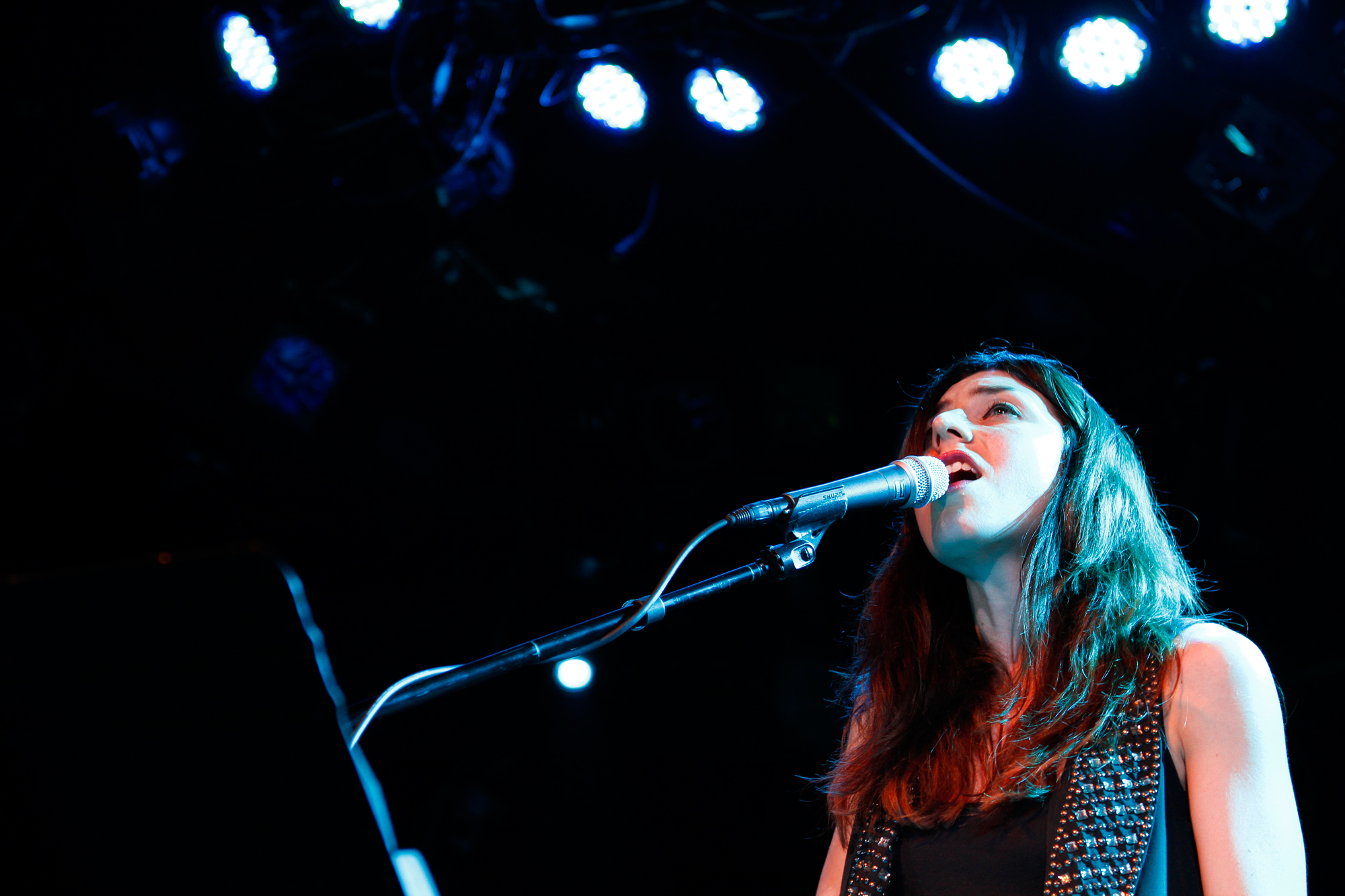 Julia Holter plays at (le) Poisson Rouge in New York, NY on July 12, 2013.