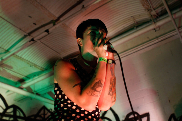 Perfect Pussy plays at 285 Kent in Brooklyn, NY on Oct. 5, 2013.