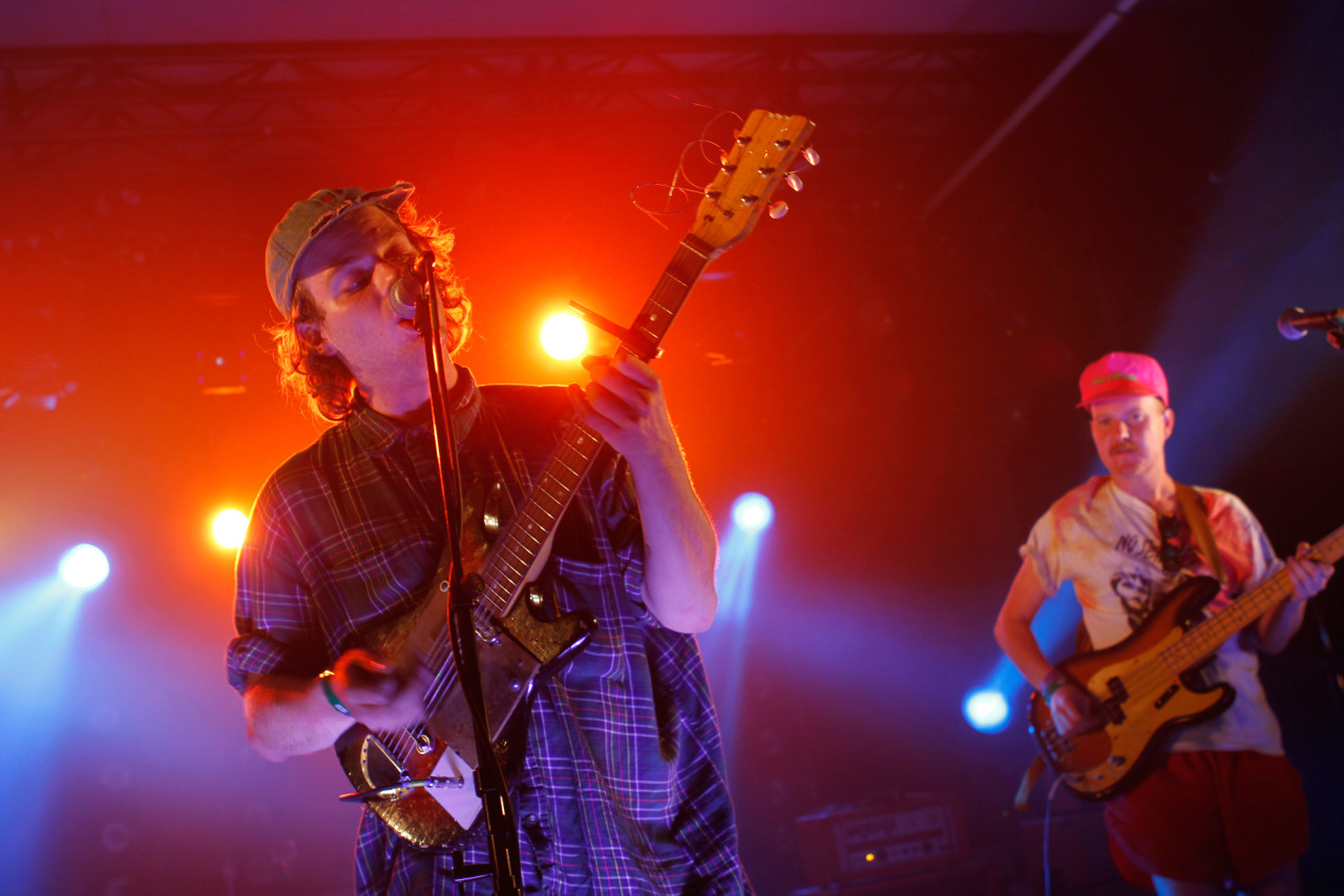 Mac DeMarco performs at the Hype Hotel during South By Southwest in Austin, Texas on March 16, 2013.