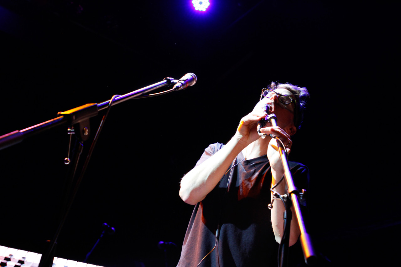 Son Lux plays at Bowery Ballroom in New York, NY on Feb. 7, 2014. 