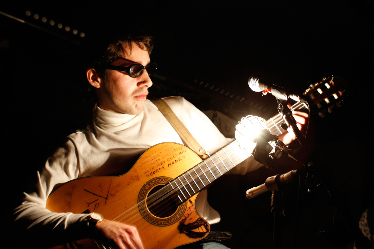 Juan Wauters plays Baby's All Right in Brooklyn, NY on Feb. 16, 2014. 