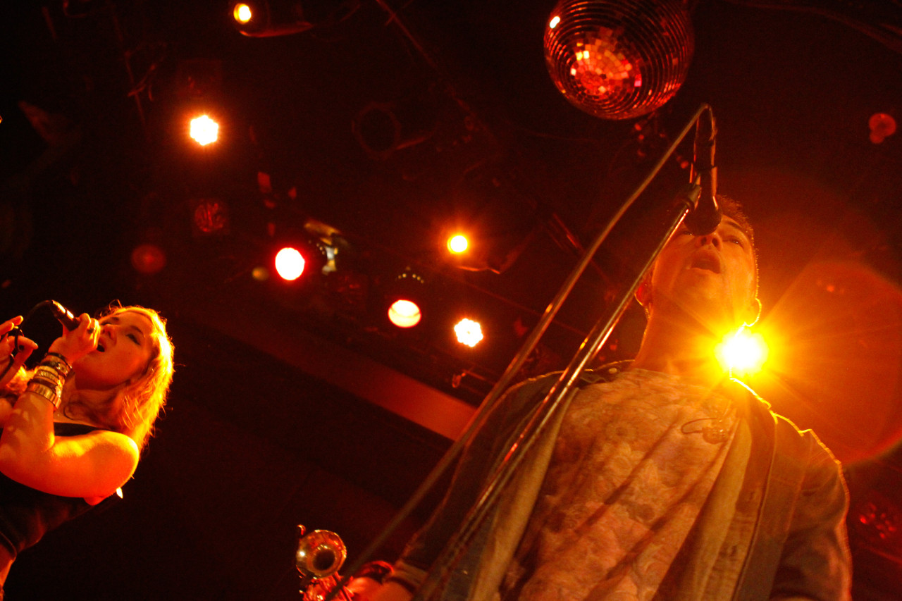 San Fermin plays at Bowery Ballroom in New York, NY on Feb. 7, 2014.