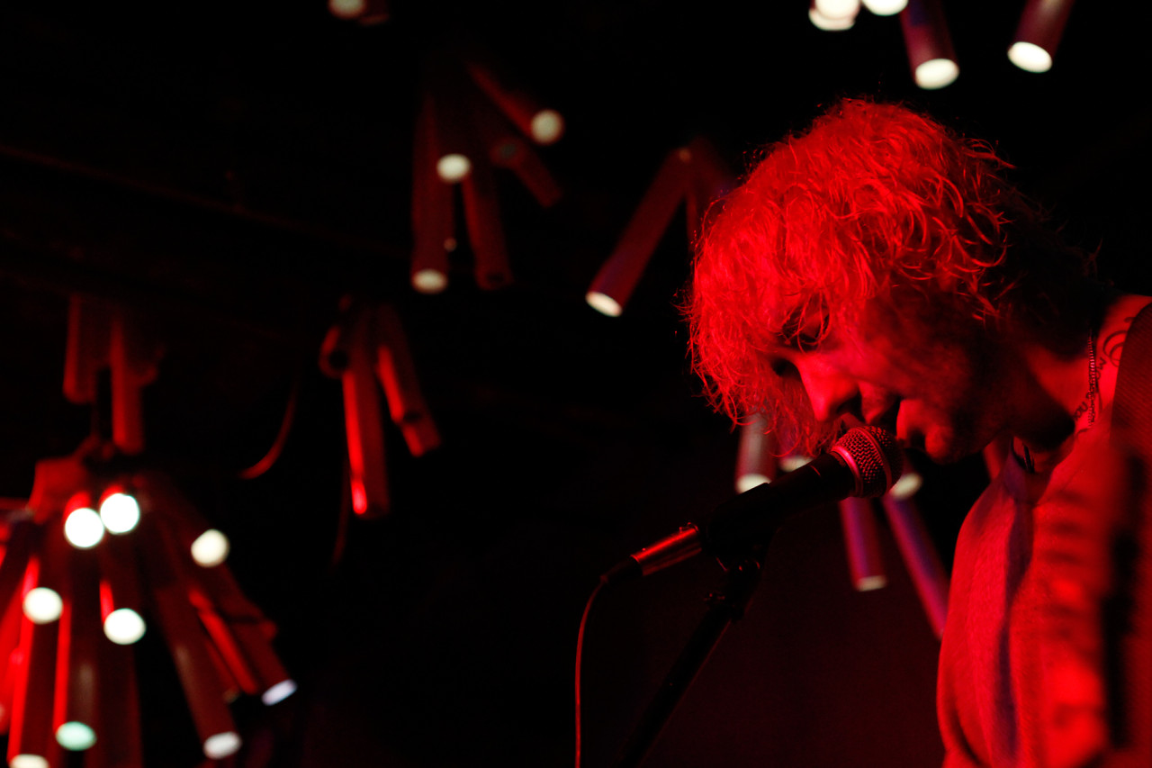 Nothing plays at Glasslands in Brooklyn, NY on April 4, 2014. 