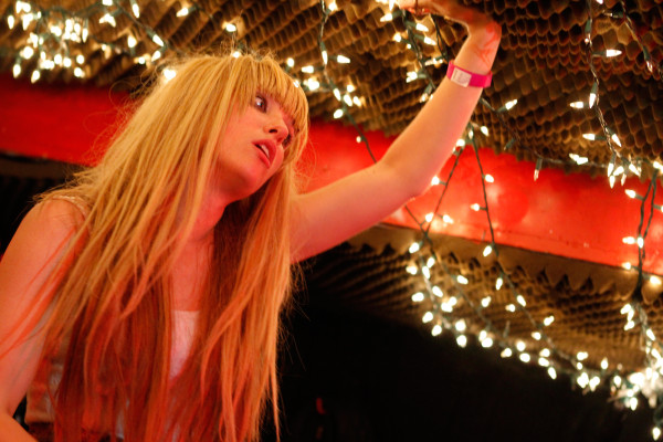 Priests plays at Cake Shop in New York, NY on June 3, 2014.