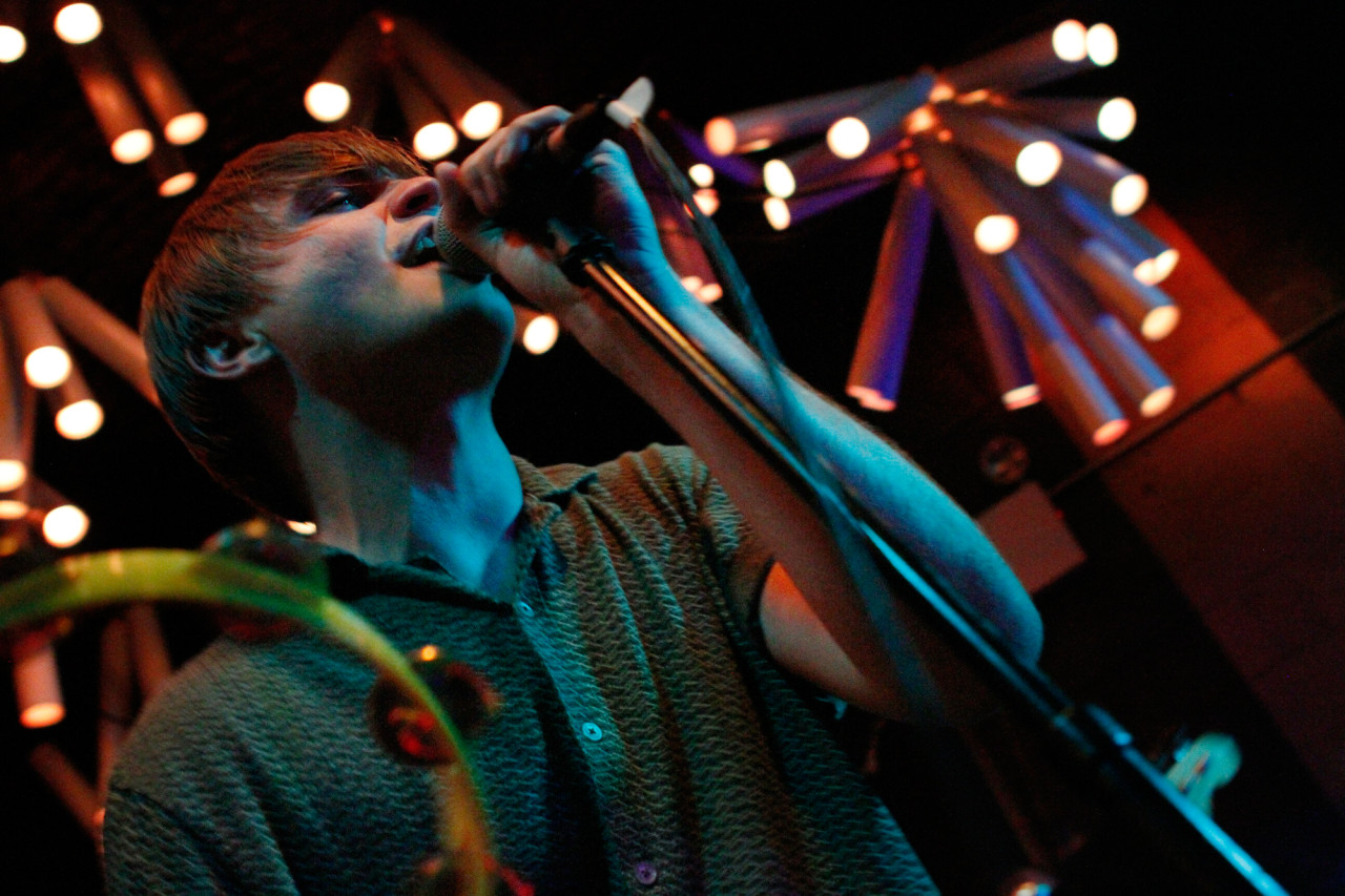 Merchandise plays Glasslands in Brooklyn, NY on June 21, 2014.