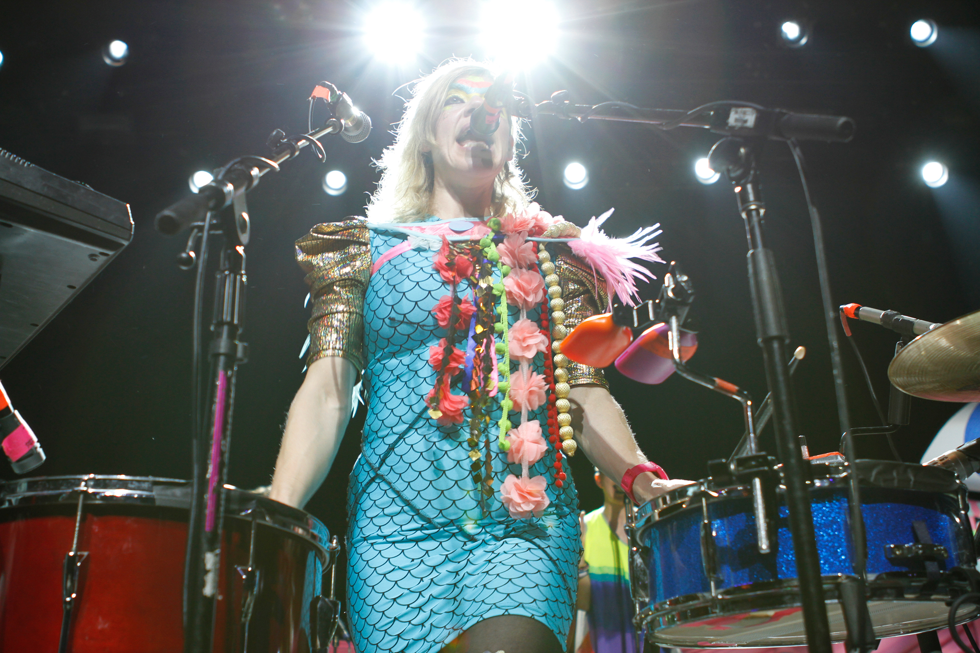 tUnE-yArDs plays at Webster Hall in New York, NY on June 22, 2014.