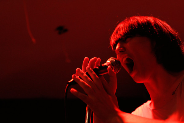 Joanna Gruesome plays at Shea Stadium in Williamsburg, Brooklyn, NY on Aug. 26, 2014.