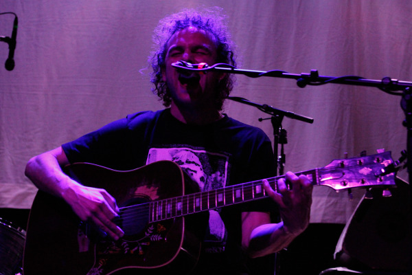 Amen Dunes performs at the Record Store Day party at Rough Trade in Brooklyn, NY on April 19, 2014.