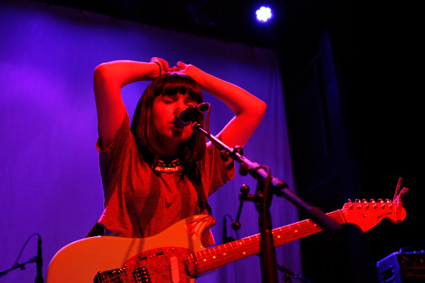 Fear Of Men performs at the Record Store Day party at Rough Trade in Brooklyn, NY on April 19, 2014.