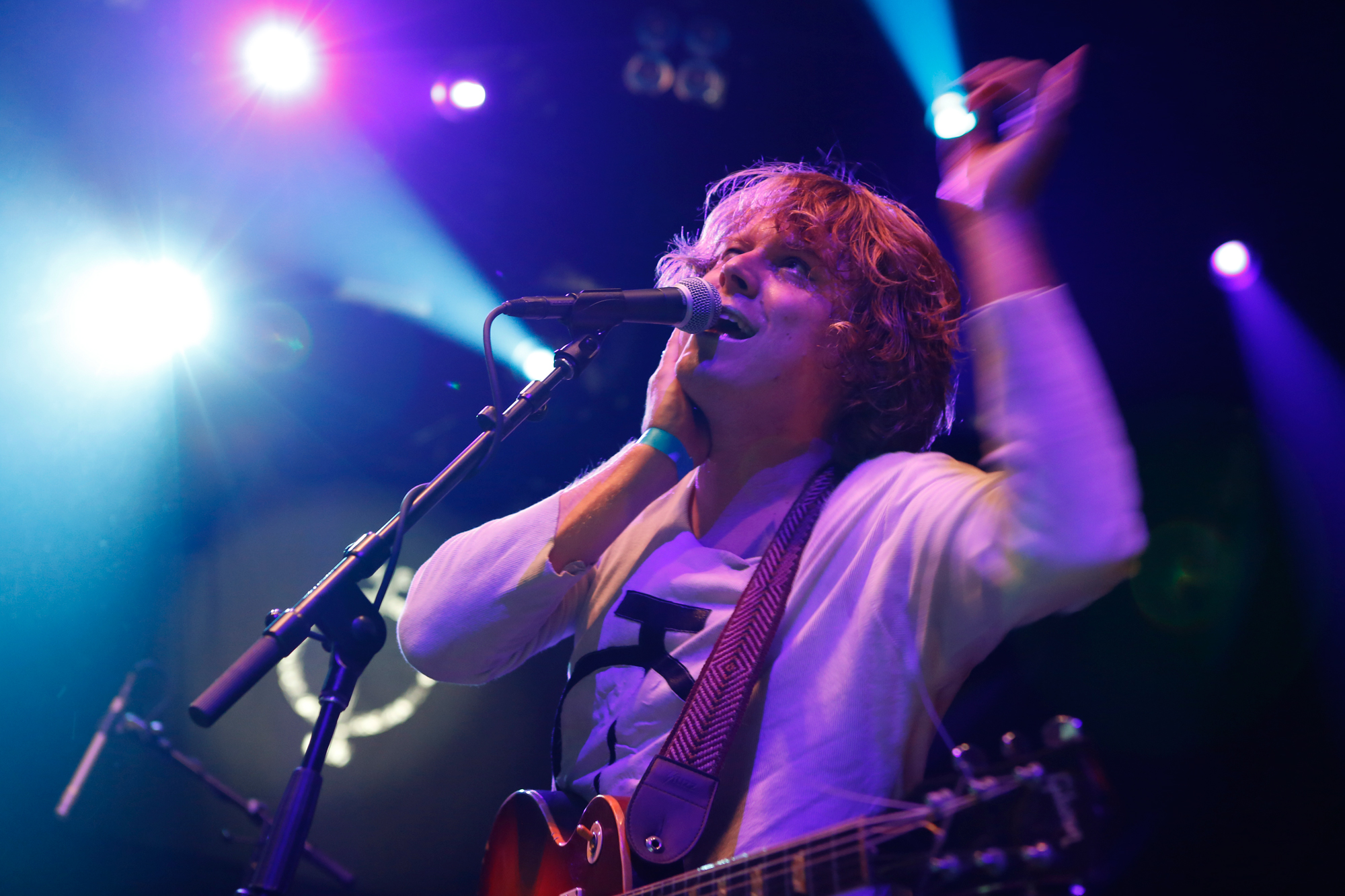 Ty Segall plays at Webster Hall in New York NY on Sept. 18, 2014.