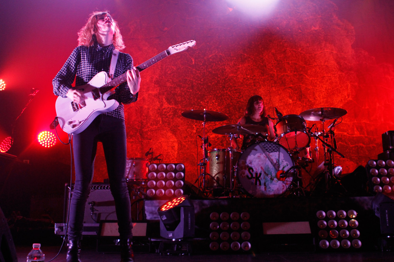 Sleater-Kinney plays at Terminal 5 in  New York NY on Feb. 27, 2015. 