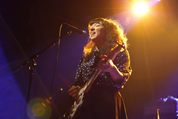 La Luz plays at Webster Hall in New York NY on Sept. 18, 2014.