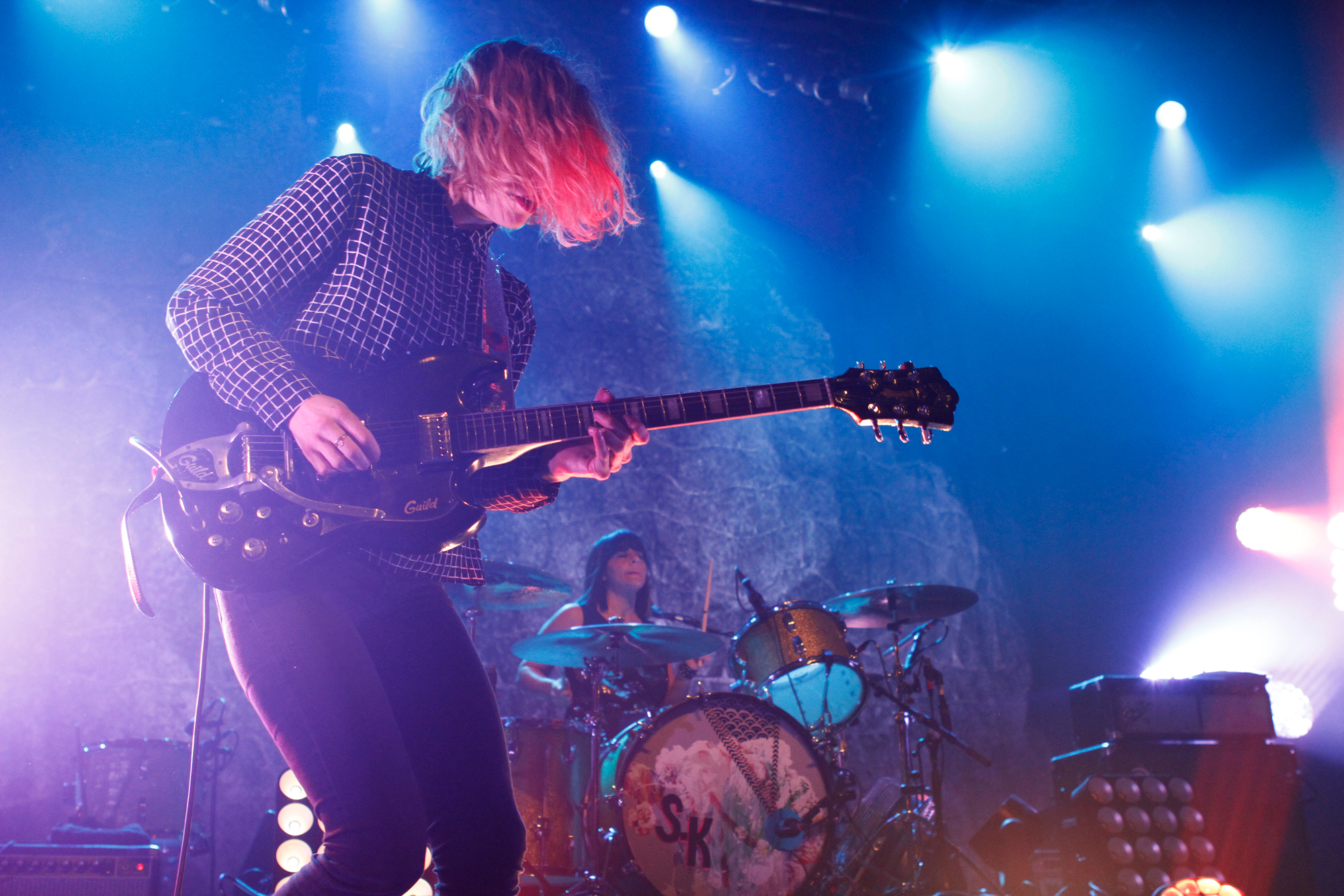 Sleater-Kinney plays at Terminal 5 in New York NY on Feb. 27, 2015.