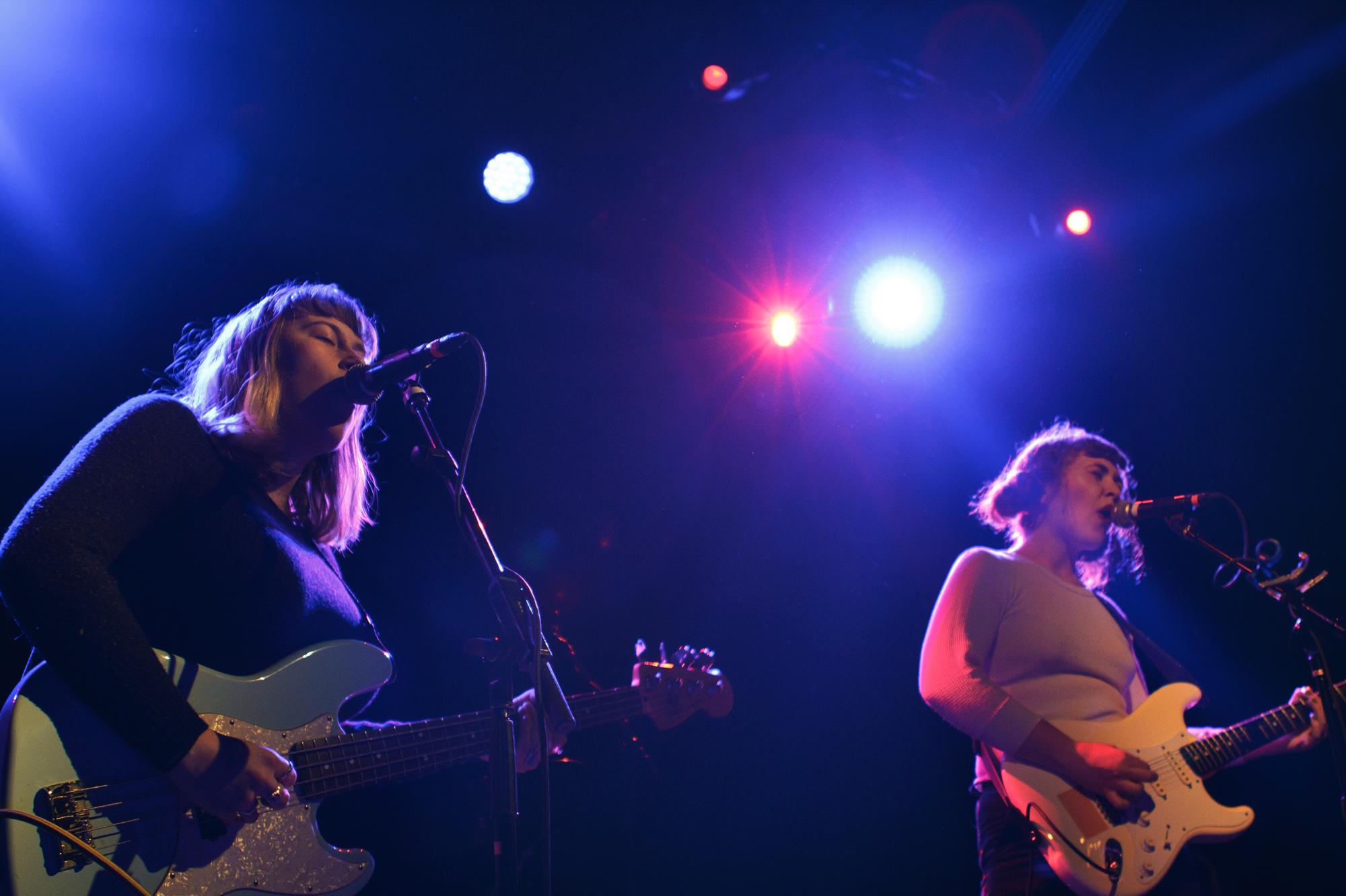 Girlpool plays at Music Hall Of Williamsburg in Brooklyn, NY on April 9, 2015. (© Michael Katzif - Do not use or republish without prior consent.)