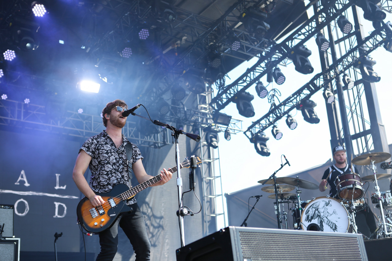 Royal Blood performs on the Big Apple Stage at Governors Ball on Randall's Island, New York, on June 7, 2015. (© Michael Katzif – Do not use or republish without prior consent.)