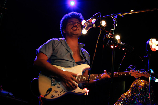 Helado Negro plays at Bowery Ballroom in New York, NY on June 21, 2015. (© Michael Katzif - Do not use or republish without prior consent.)