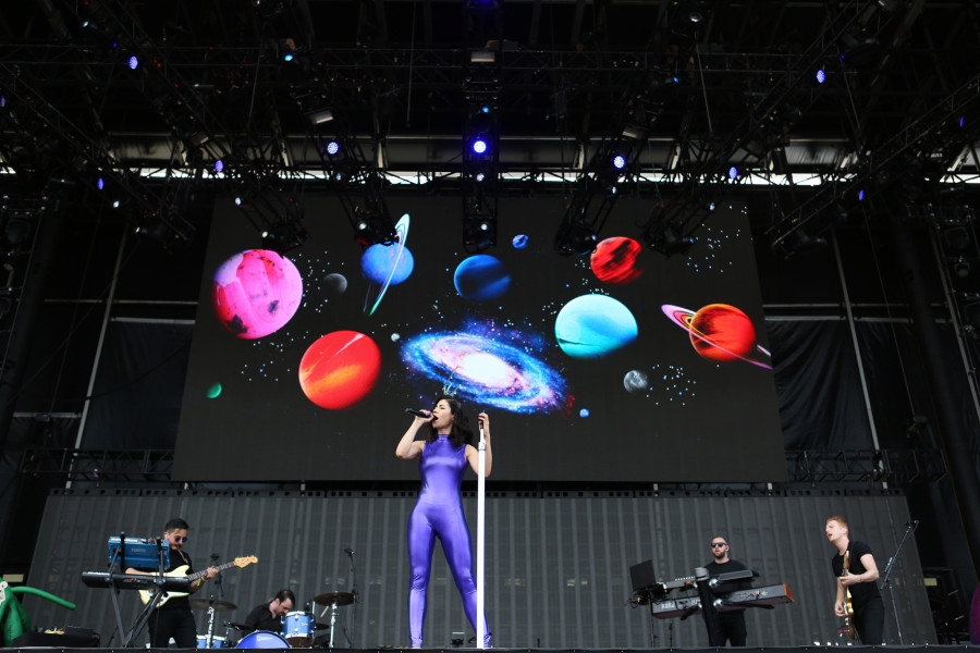 Marina And The Diamonds performs on the GovBallNYC stage at Governors Ball on Randall's Island, New York, on June 6, 2015. (© Michael Katzif – Do not use or republish without prior consent.)