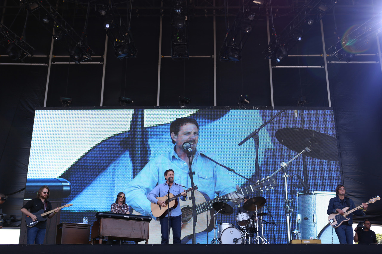 Sturgill Simpson performs on the GovBallNYC stage at Governors Ball on Randall's Island, New York, on June 7, 2015. (© Michael Katzif – Do not use or republish without prior consent.)