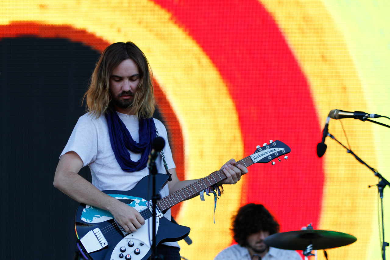 Tame Impala performs on the GovBallNYC stage at Governors Ball on Randall's Island, New York, on June 7, 2015. (© Michael Katzif – Do not use or republish without prior consent.)