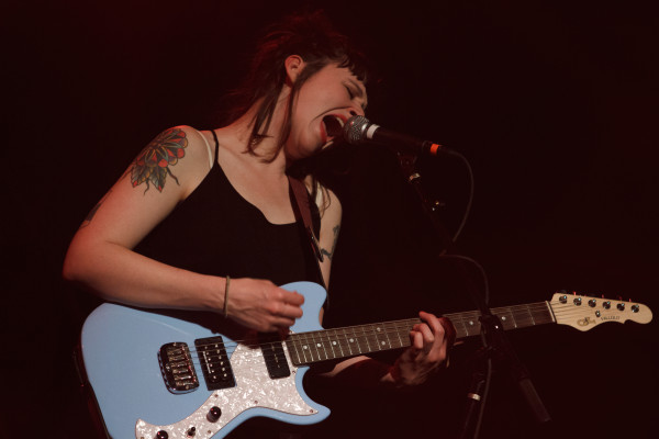 Waxatchee plays at Music Hall Of Williamsburg in Brooklyn, NY on April 9, 2015. (© Michael Katzif - Do not use or republish without prior consent.)