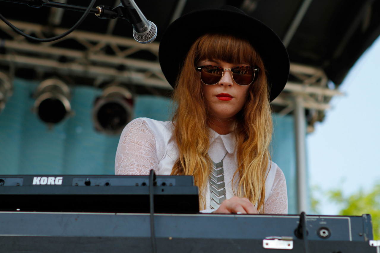 Heaven performs at Village Voice's 4Knots Festival at Pier 84 in New York, NY on July 11, 2015. (© Michael Katzif – Do not use or republish without prior consent.)