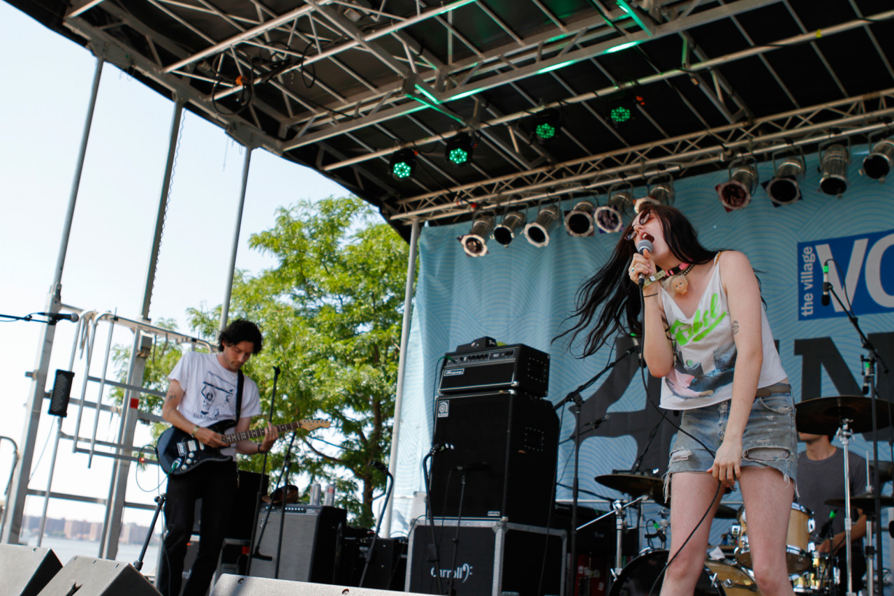 Surfbort performs at Village Voice's 4Knots Festival at Pier 84 in New York, NY on July 11, 2015. (© Michael Katzif – Do not use or republish without prior consent.)