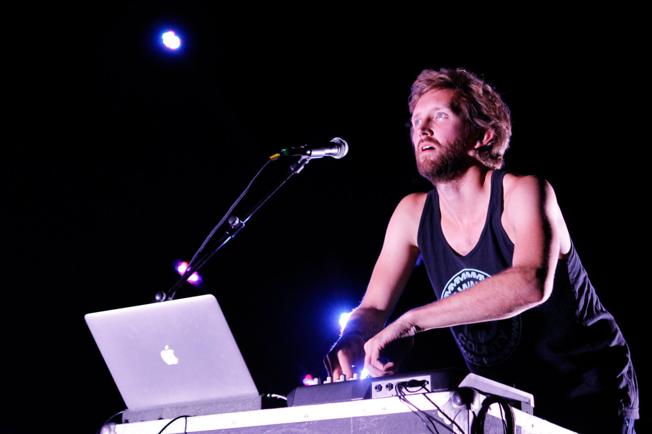 Sylvan Esso performs at Celebrate Brooklyn at Prospect Park in Brooklyn, NY on July 25, 2015. (© Michael Katzif – Do not use or republish without prior consent.)