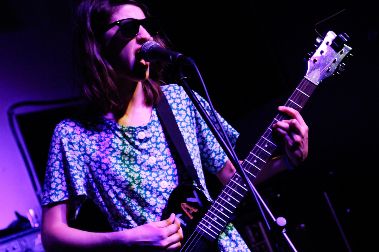 Colleen Green plays at Palisades in Brooklyn, NY on Aug. 23, 2015. (© Michael Katzif - Do not use or republish without prior consent.)