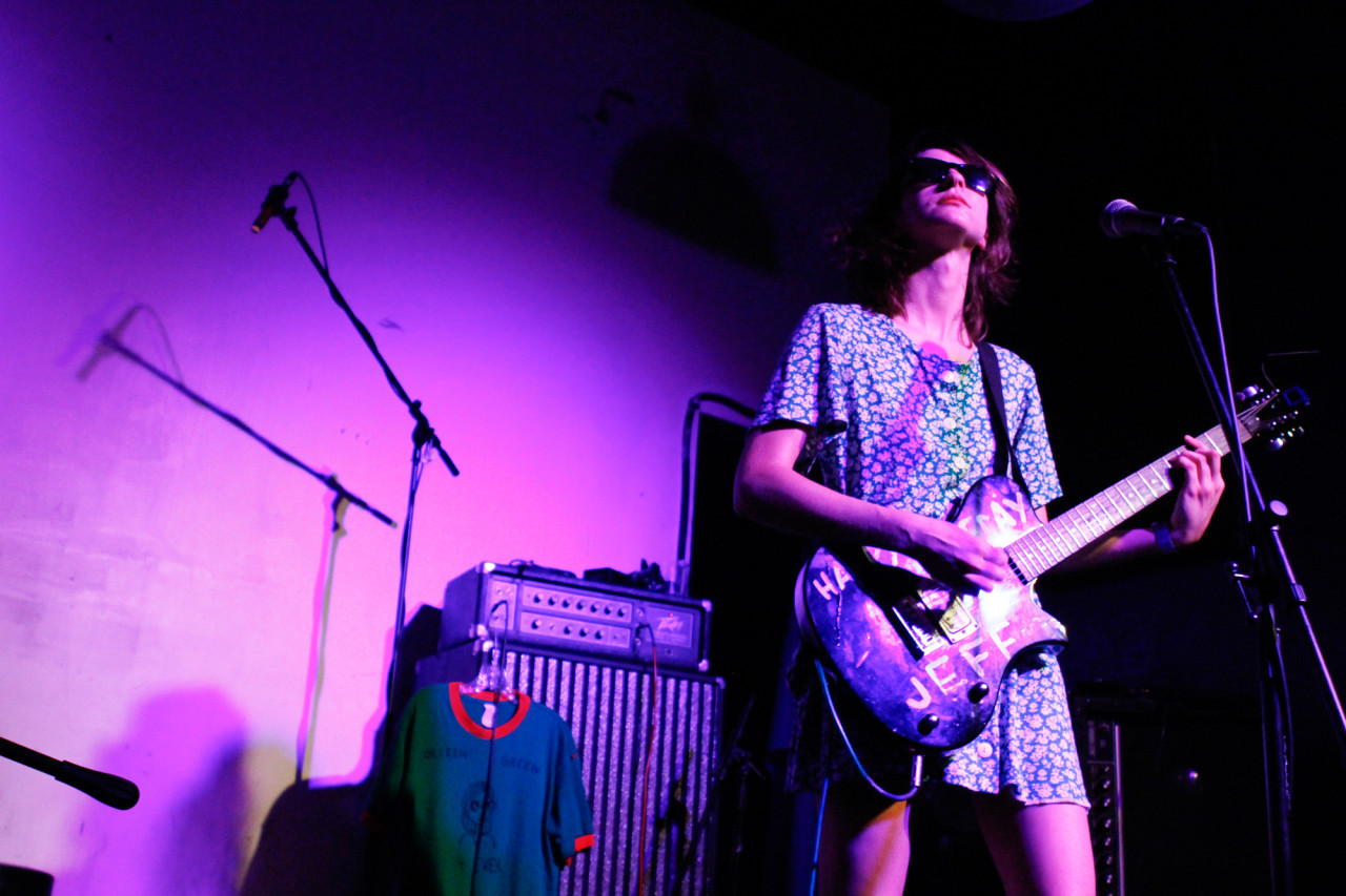 Colleen Green plays at Palisades in Brooklyn, NY on Aug. 23, 2015. (© Michael Katzif - Do not use or republish without prior consent.)