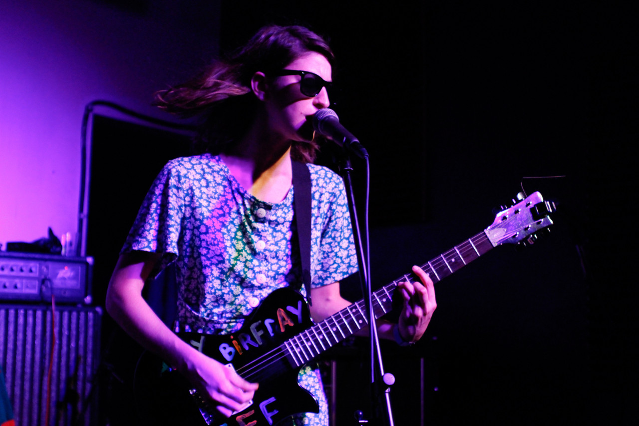 Colleen Green plays at Palisades in Brooklyn, NY on Aug. 23, 2015. (© Michael Katzif - Do not use or republish without prior consent.)
