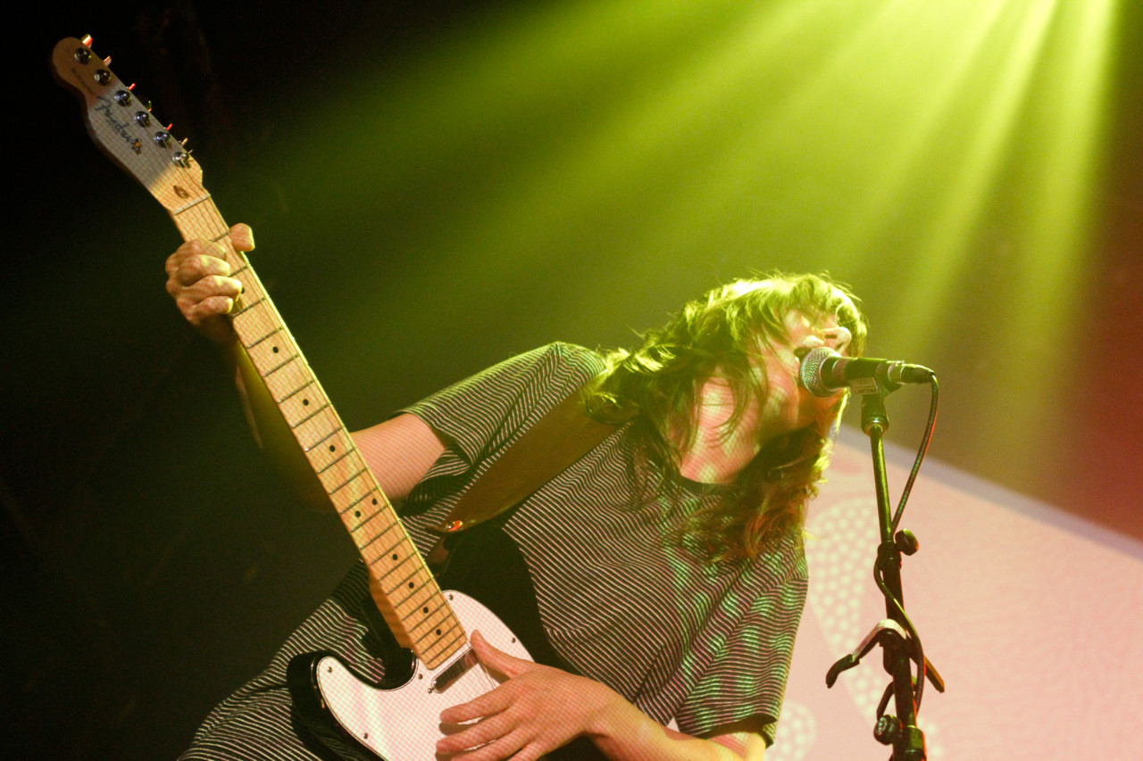 Courtney Barnett plays at Bowery Ballroom in New York, NY on May 21, 2015. (© Michael Katzif - Do not use or republish without prior consent.)