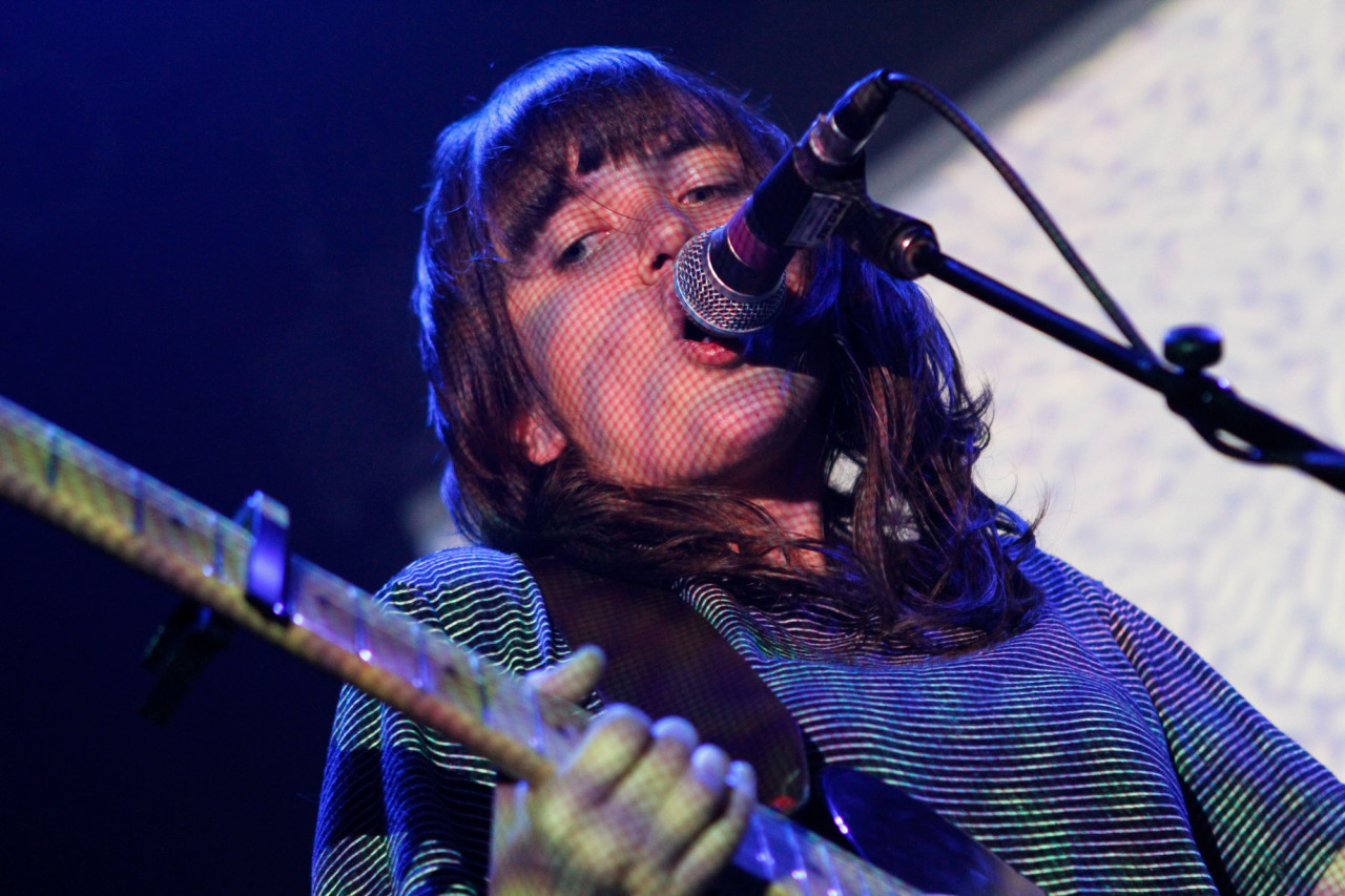 Courtney Barnett plays at Bowery Ballroom in New York, NY on May 21, 2015. (© Michael Katzif - Do not use or republish without prior consent.)