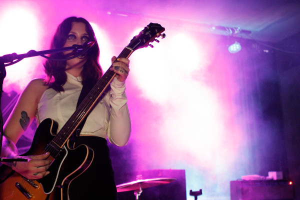 Chelsea Wolfe plays at Saint Vitus in Brooklyn NY on Sept. 8, 2015. (© Michael Katzif - Do not use or republish without prior consent.)