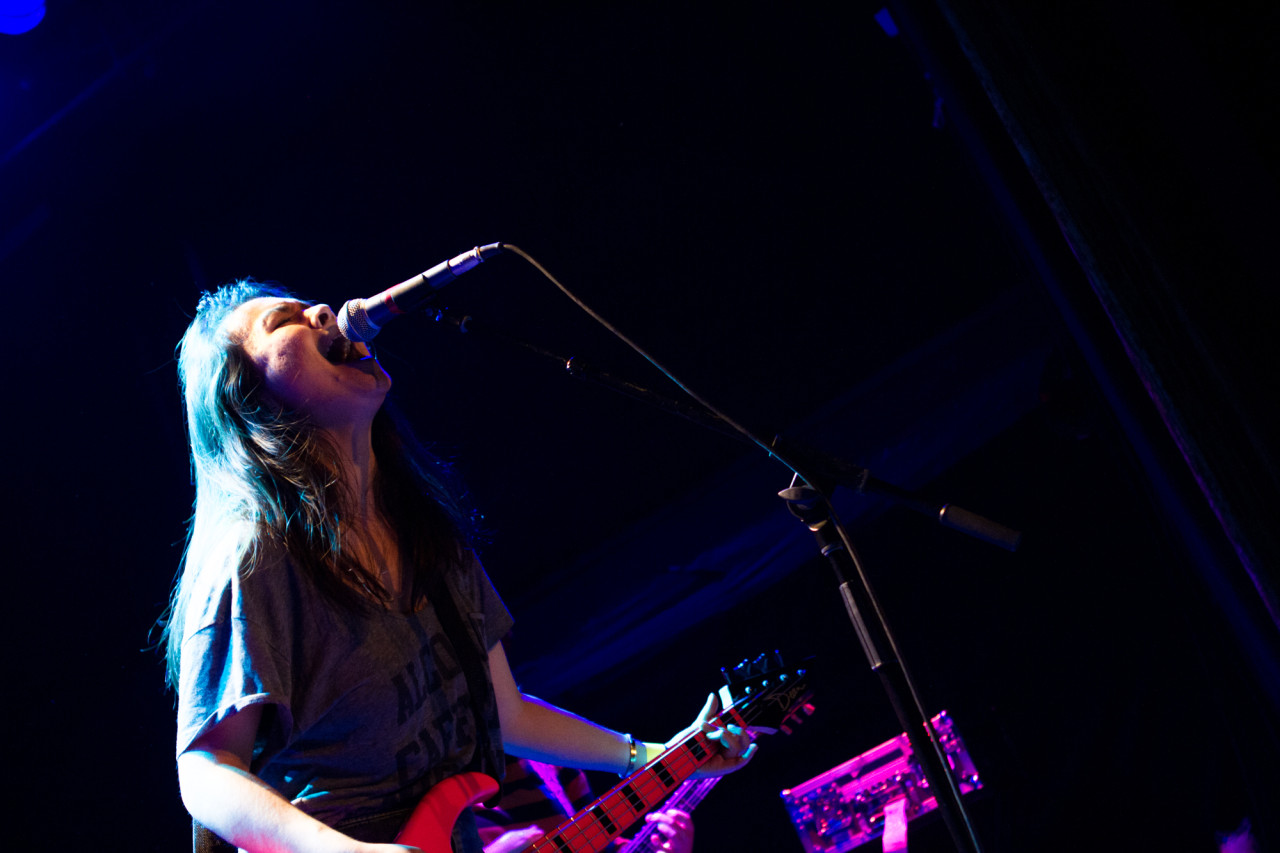 Mitski plays at Bowery Ballroom, in New York, NY on Apr. 25, 2015. (© Michael Katzif - Do not use or republish without prior consent.)