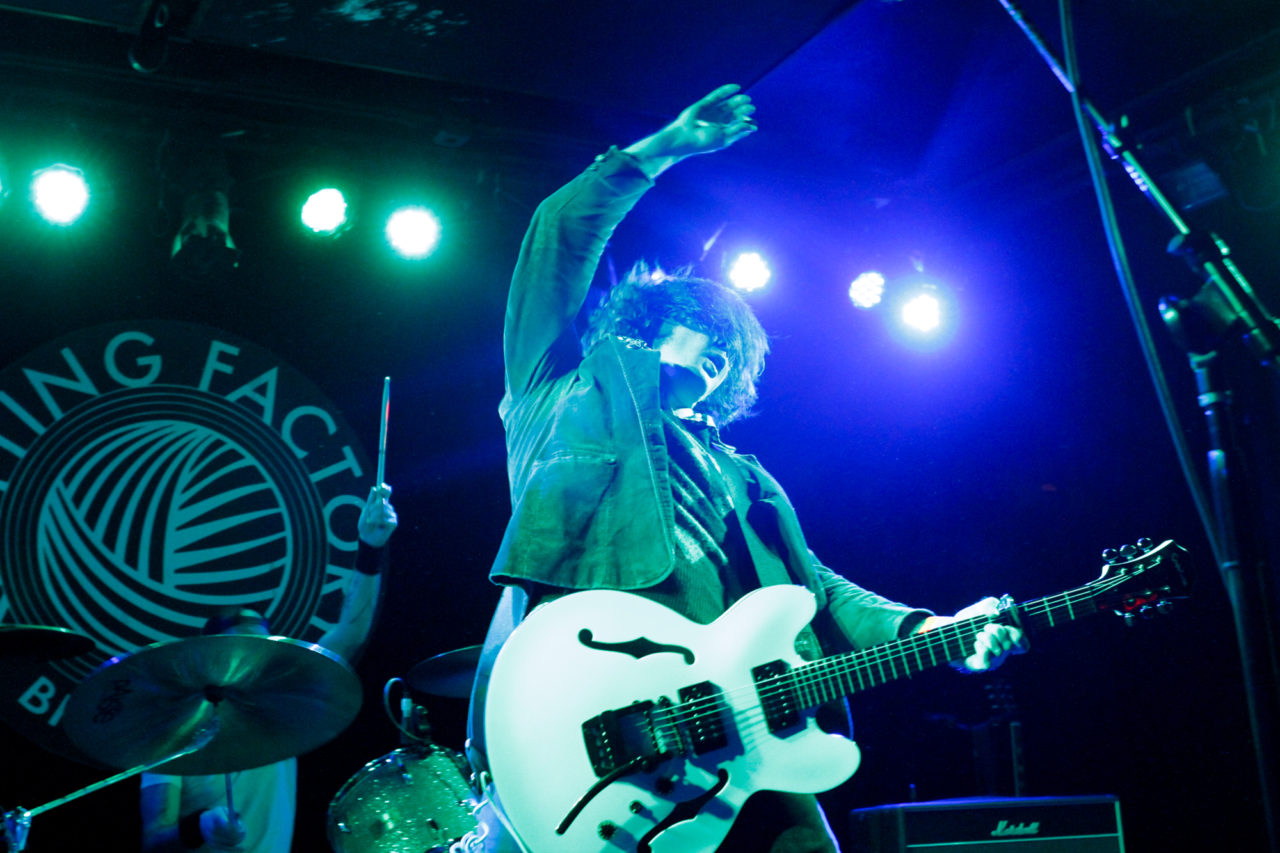 Beach Slang plays at Knitting Factory in Brooklyn, NY on Dec. 17, 2015. (© Michael Katzif - Do not use or republish without prior consent.)